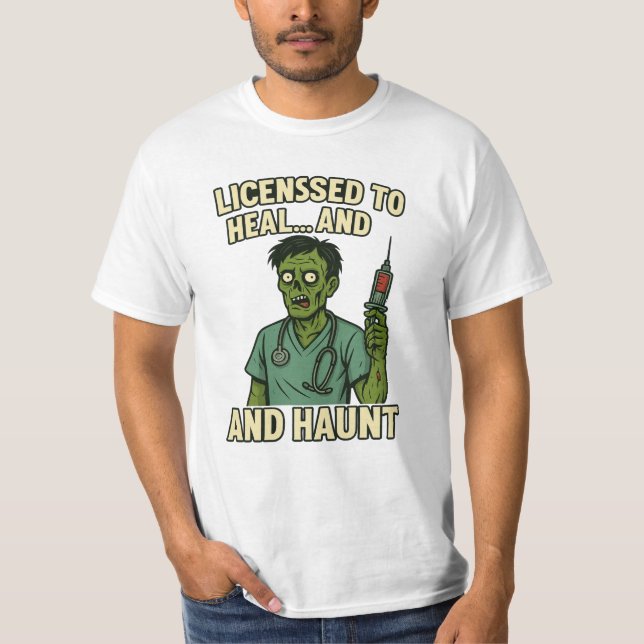 Funny Halloween Surgery T-Shirt (Front)