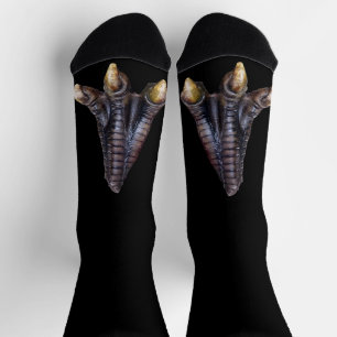 Funny Halloween T Rex Dinosaur foot Costume Socks