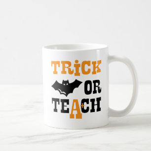 Funny Halloween Teacher Gift Spooky Bat School Coffee Mug