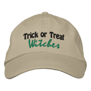Funny Halloween Trick or Treat Witches Cap