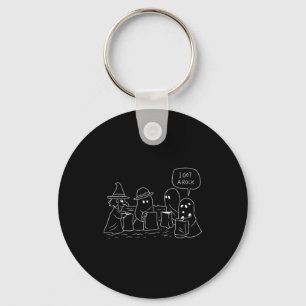 Funny Halloween Trick-or-treating Clic Ghosts Got  Key Ring