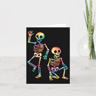 Funny Halloween Trump Skeleton Trump  Card