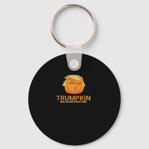 Funny Halloween Trumpkin - Fall Make Halloween Gre Key Ring