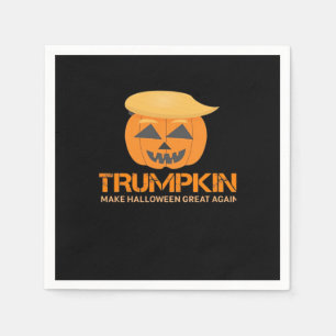 Funny Halloween Trumpkin - Make Halloween Great Ag Napkin