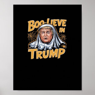 Funny Halloween Trumpkin Make Halloween Great Aga Poster