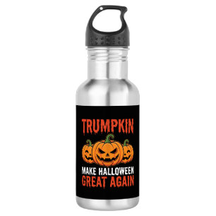Funny Halloween Trumpkin Pumpkin Parody 532 Ml Water Bottle