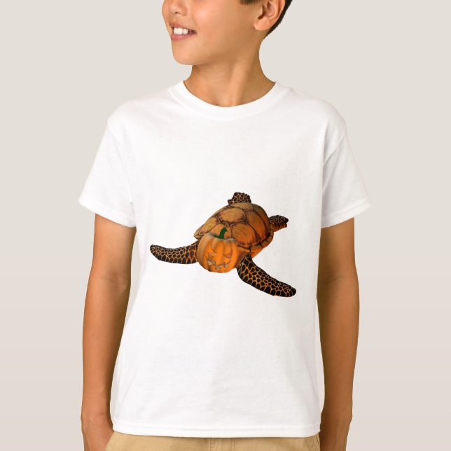 Funny Halloween Turtle T-Shirt (Front)