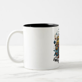 funny halloween Two-Tone coffee mug