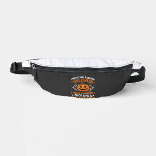 Funny Halloween Vampire Pumpkin Bum Bags