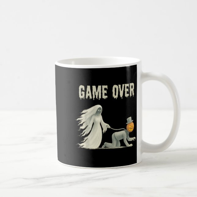 Funny Halloween Wedding Bachelorette Party Bride Coffee Mug (Right)