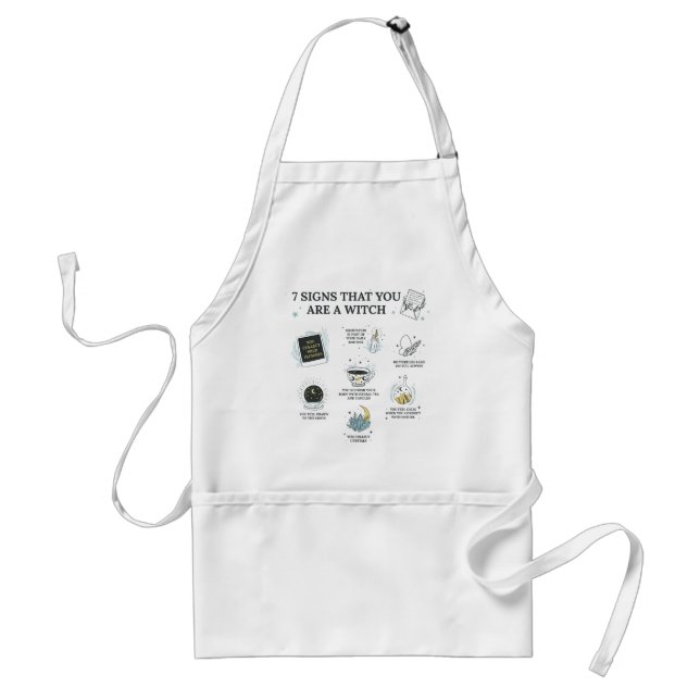Funny Halloween Witch Gag Costume Standard Apron (Front)