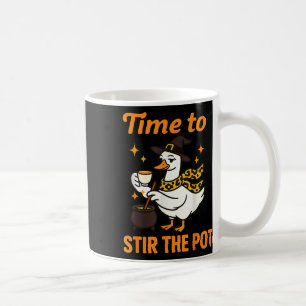 Funny Halloween Witch Goose Fall Autumn Time To St Coffee Mug