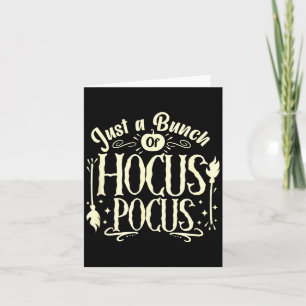 Funny Halloween Witch Just A Bunch Of Quote Gift Card
