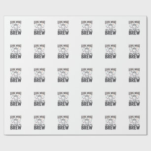 Funny Halloween Witch Quote Look What You Made Me Wrapping Paper