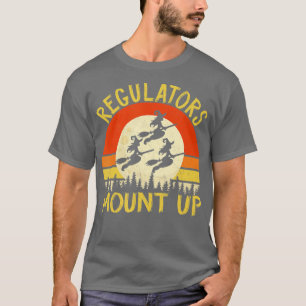 Funny Halloween Witch Regulatorese Mount Up (32) T-Shirt