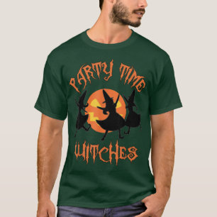 Funny Halloween Witches Costume Party Time Witches T-Shirt