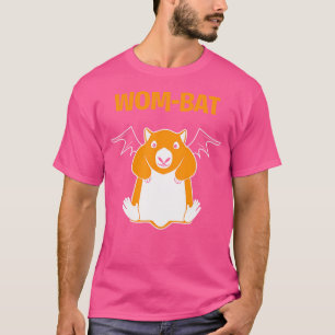 Funny Halloween Wom Bat For Wombat Fans T-Shirt