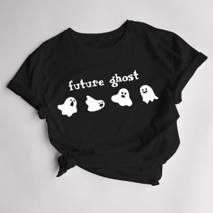 Funny Halloween Women's Ghost  T-Shirt