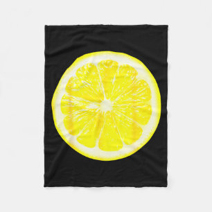 Funny Halloween Yellow Lemon Costume Fruit Costume Fleece Blanket