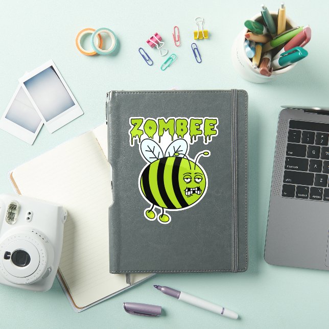 Funny Halloween Zombie Bee Character (iPad Cover)