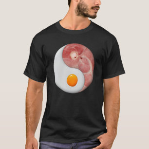 Funny Ham and Eggs Halloween Costume Yin Yang Brea T-Shirt