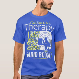 Funny Ham Radio Shirt Therapy Shortwave Amateur