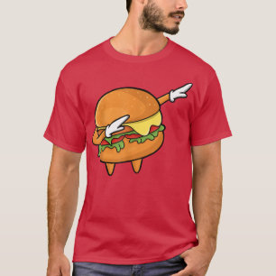 Funny Hamburger Art Kids Men Women Cheeseburger Lo T-Shirt