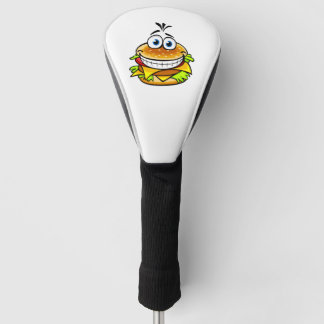 Funny hamburger golf head cover