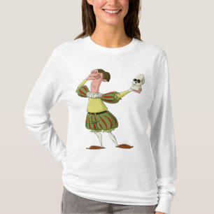 Funny Hamlet Shakespeare Actor Holding Skull T-Shirt