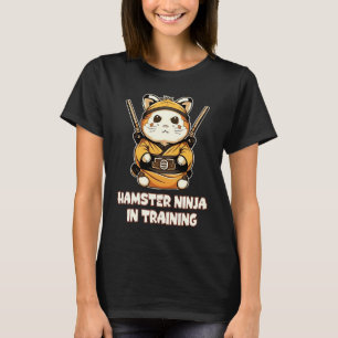 Funny Hamster Ninja in Training T-Shirt