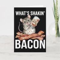 Funny Hamster What's Shakin' Bacon Breakfast