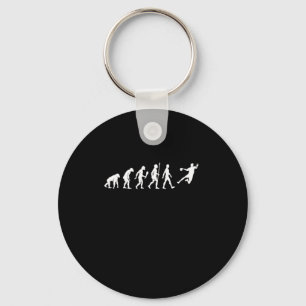 Funny Handball Evolution Handball Player Gift Idea Key Ring