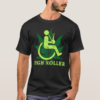Funny Handicap Gift Disabled Amputee Humour Wheelc T-Shirt