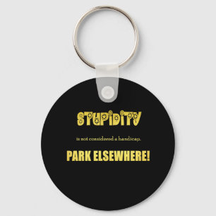 Funny Handicap Parking Joke Key Ring