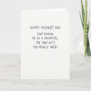 Funny Handwritten Message Card