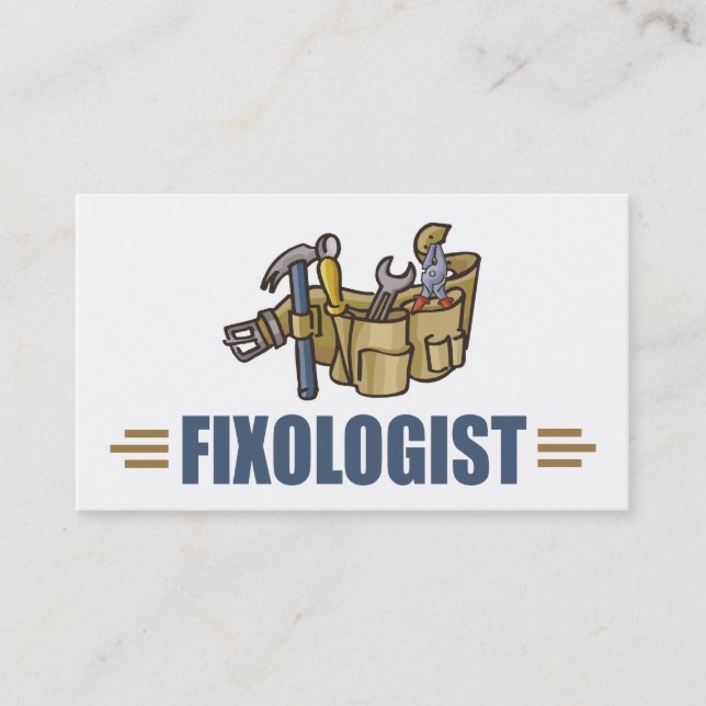 Funny Handyman Business Card (Front)