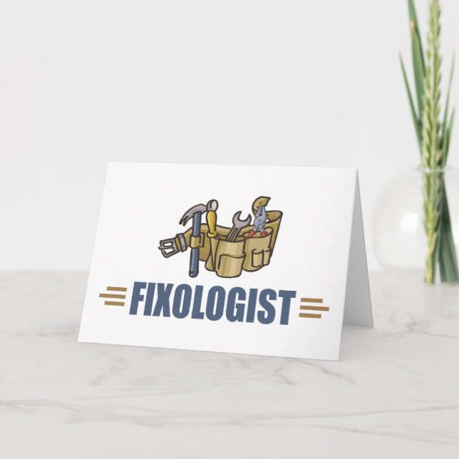 Funny Handyman Card (Front)