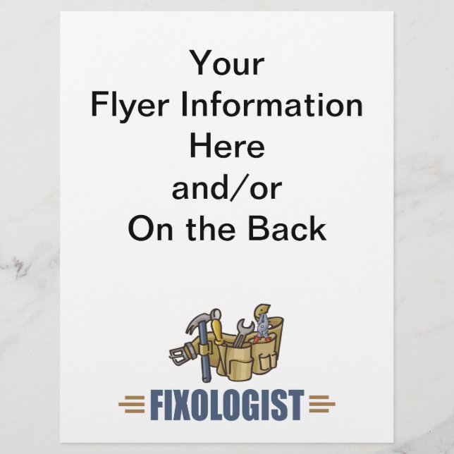 Funny Handyman Flyer (Front)