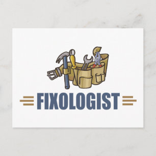 Funny Handyman Postcard