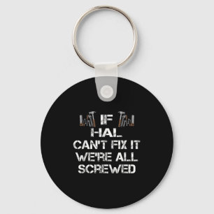 Funny Handyman Quote Personalised Hal Gift Key Ring
