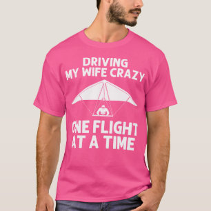 Funny Hang Gliding Art For Men Dad Hang Glider Pil T-Shirt