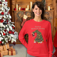 Funny Hang In There Cat in Christmas Tree