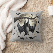 Funny Hang in There Vintage Bat Halloween