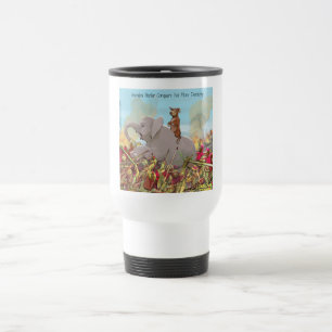 Funny Hannibal Barca Conquers Land Travel Mug