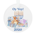 Funny Hanukkah Covid Watercolor Quarantine 2020