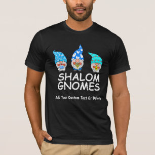 Funny Hanukkah Festival Shalom Gnomes Hanukah T-Shirt