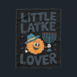 Funny Hanukkah Little Latke Jewish Family Kids Mat Fleece Blanket<br><div class="desc">Funny Hanukkah Little Latke Jewish Family Kids Matching</div>