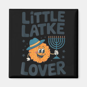 Funny Hanukkah Little Latke Jewish Family Kids Mat Magnet