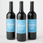 Funny Hanukkah Magic | Neighbour Client Gift and Wine Label<br><div class="desc">Easiest gift idea for all your friends, family, clients, neighbours and more! Grab a case of your favourite wine and place these lovely and somewhat cheeky labels on and voila! Instant elegant and whimsical holiday and Hanukkah presents. Try your favourite big box store for some great deals on inexpensive beverages...</div>