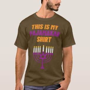 Funny Hanukkah Pajama This is My Pajamakah Gift T-Shirt